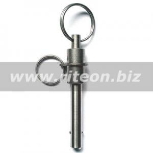 Double acting ball lock pin